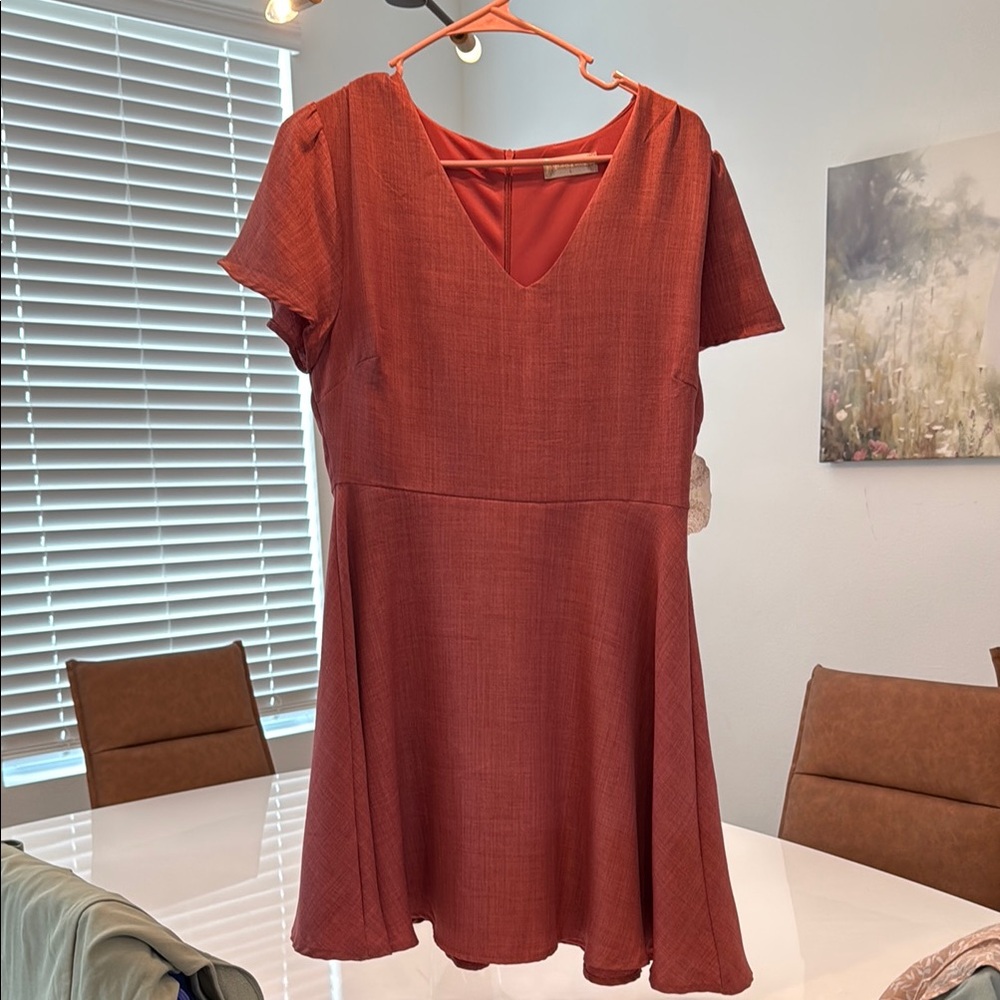 Altar'd State Flutter Sleeve Mini Dress